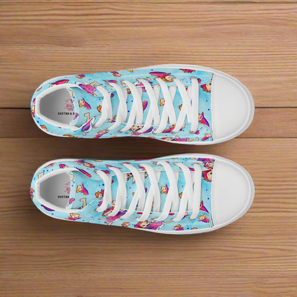 Ponyo | Women & Girls High Top Sneakers - Syntax & Alchemy