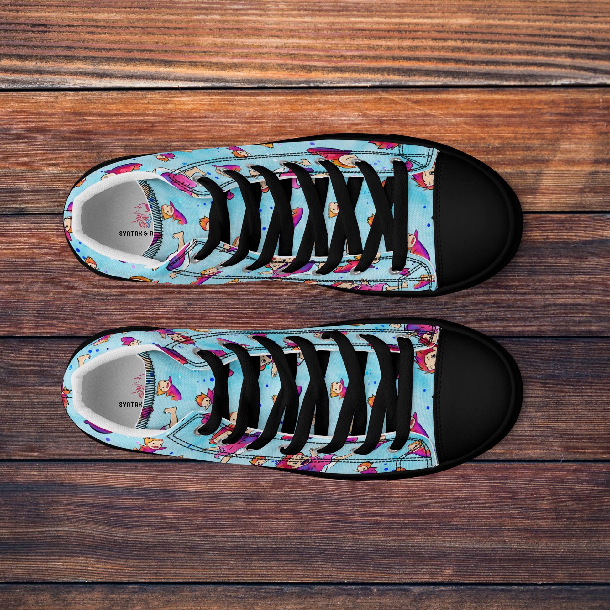Ponyo | Women & Girls High Top Sneakers - Syntax & Alchemy