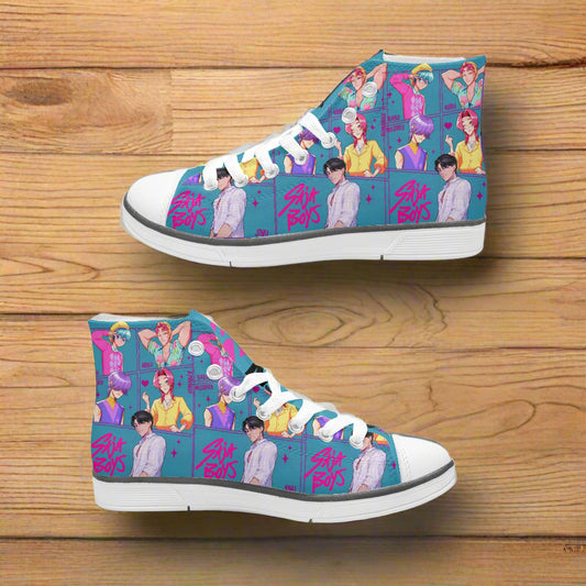 Saja Boys | Kids & Youth High Top Sneakers - Syntax & Alchemy