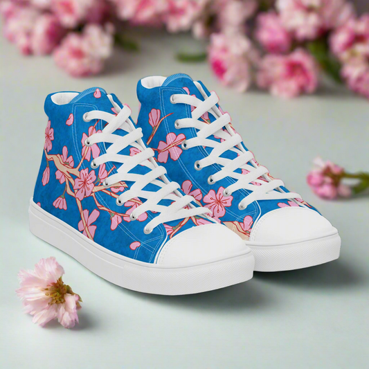 Sakura | Women & Girls High Top Sneakers - Syntax & Alchemy