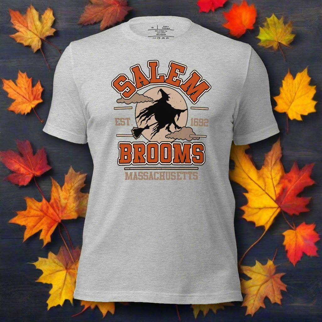Salem Brooms | Unisex Airlume Cotton T-Shirt - Syntax & Alchemy