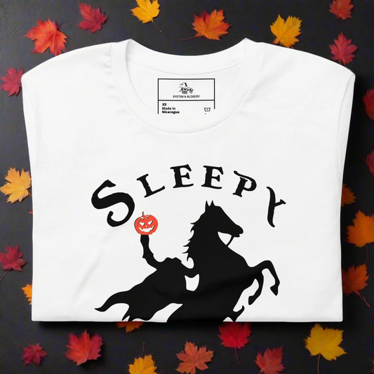 Sleepy Hollow Horseman | Unisex Airlume Cotton T-Shirt - Syntax & Alchemy