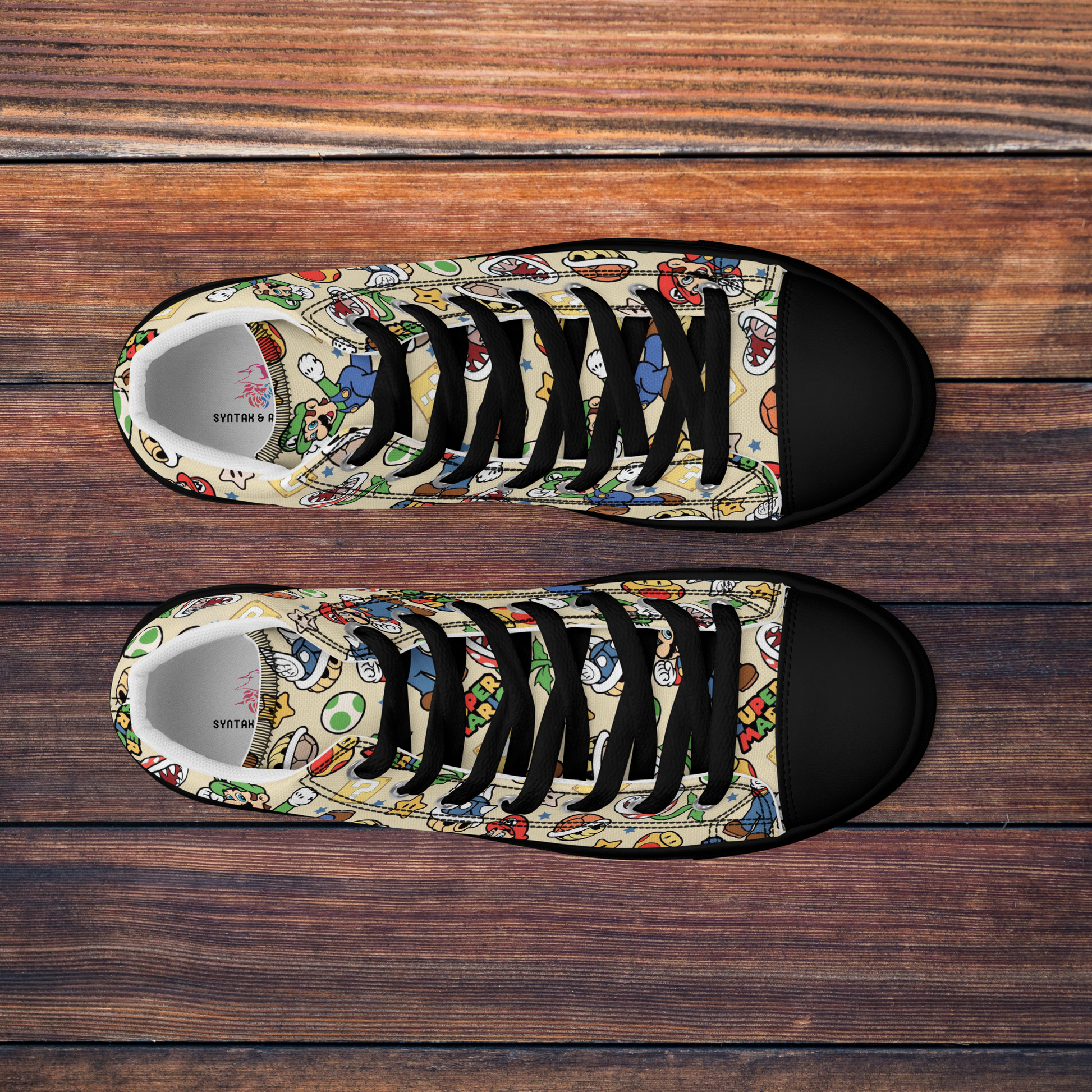 Super Mario Bros 3 | Women & Girls High Top Sneakers - Syntax & Alchemy