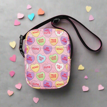Sweet Candy Hearts | Crossbody Bag - Syntax & Alchemy