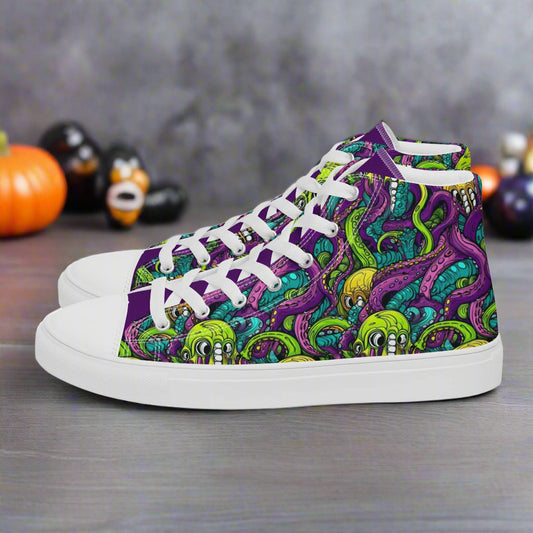 Terror From The Deep | Women & Girls High Top Sneakers - Syntax & Alchemy