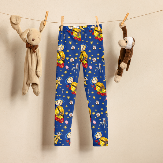 Twitchy Witchy Girl | Kids Soft-Stretch Leggings - Syntax & Alchemy