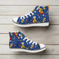 Twitchy Witchy Girl | Kids & Youth High Top Sneakers - Syntax & Alchemy