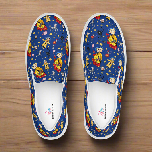 Twitchy Witchy Girl  Women & Girls Slip-On Shoes - Syntax & Alchemy