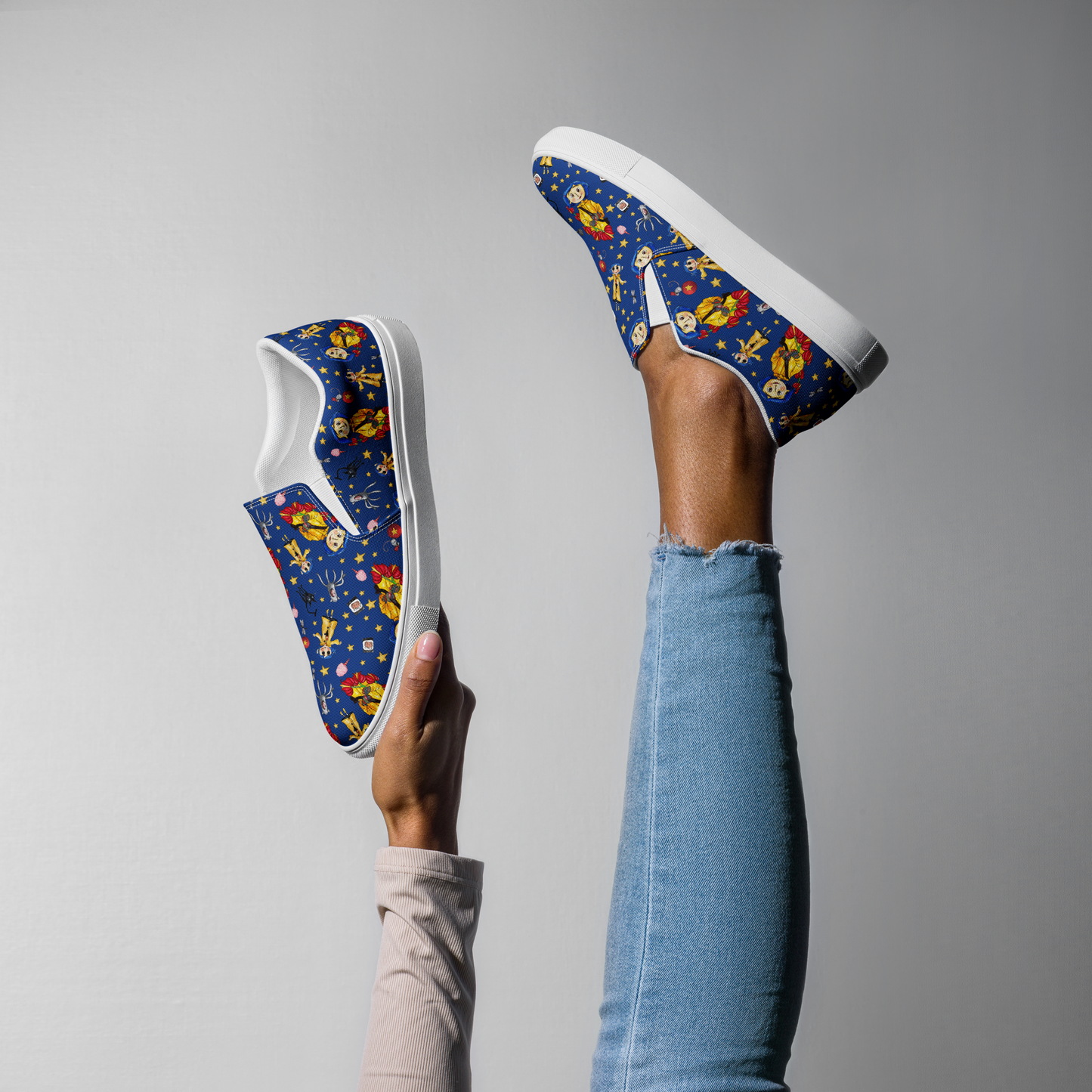 Twitchy Witchy Girl  Women & Girls Slip-On Shoes - Syntax & Alchemy