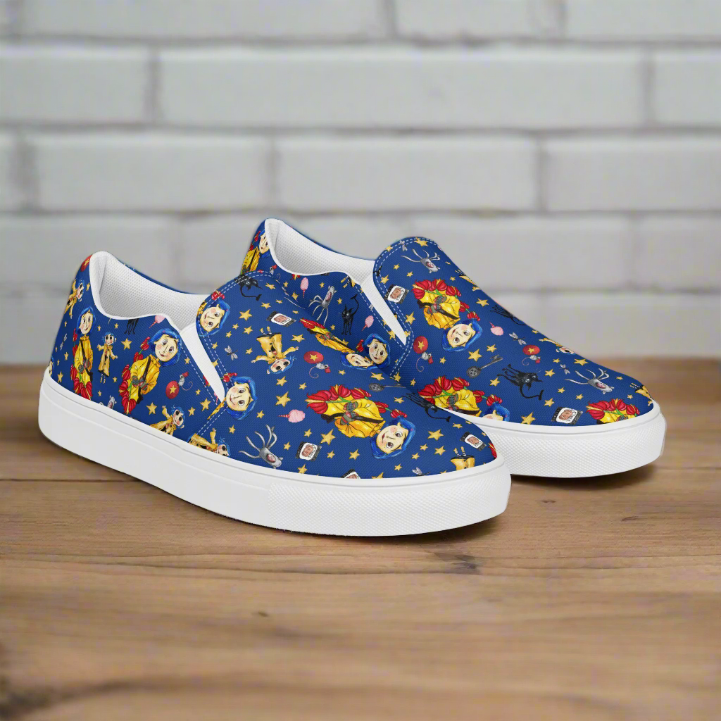 Twitchy Witchy Girl  Women & Girls Slip-On Shoes - Syntax & Alchemy