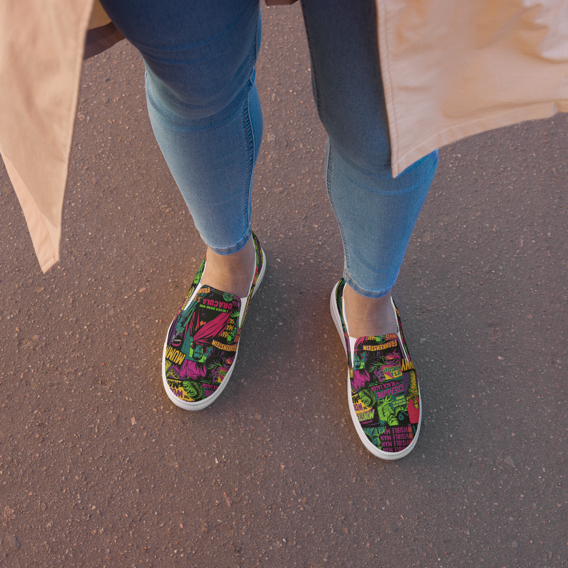 Universal Monsters | Women & Girls Slip On Shoes - Syntax & Alchemy