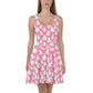 We Are Ghosts | Spandex-Blend Skater Dress | Pink Variant - Syntax & Alchemy