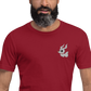 Zero | Airlume Cotton T-Shirt | Embroidered - Syntax & Alchemy