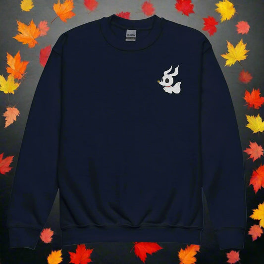 Zero | Youth Soft-Wash Sweatshirt | Embroidered - Syntax & Alchemy