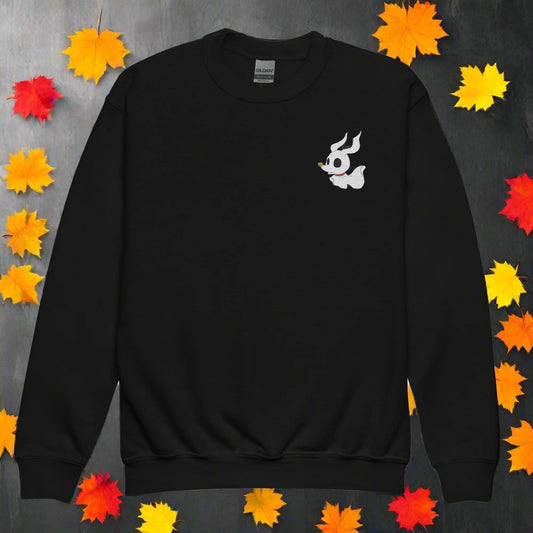Zero | Youth Soft-Wash Sweatshirt | Embroidered - Syntax & Alchemy