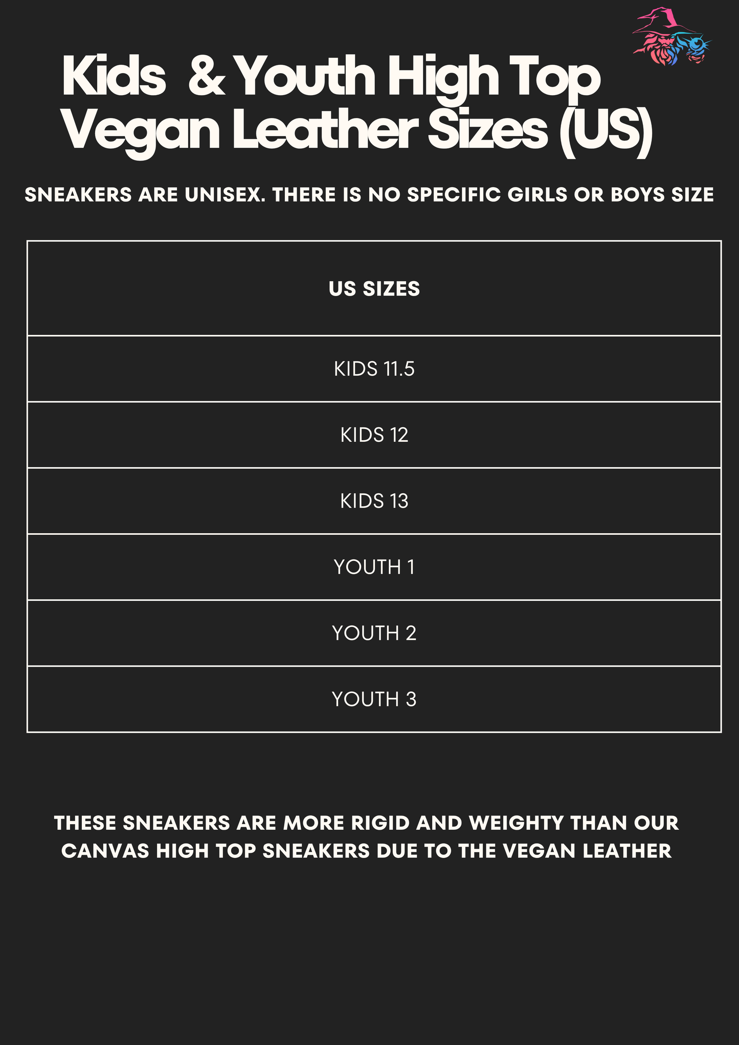 K-Pop Demon Hunters | Kids & Youth Vegan Leather High Top Sneakers