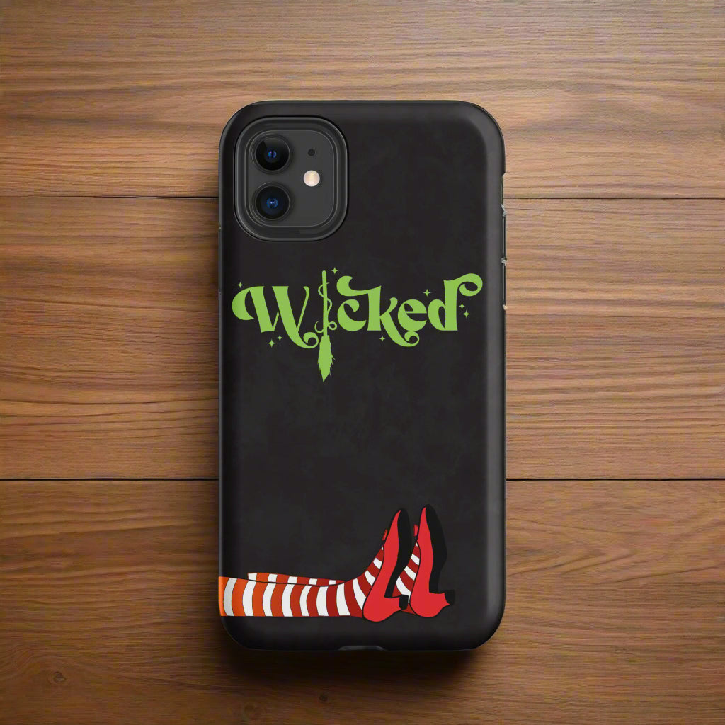 Wicked | Tough Case for iPhone® - Syntax & Alchemy - Protect your phone with style using a durable, dual-layered case. The outer shell is made of impact-resistant polycarbonate, while the inner lining sports TPU lining for maximum impact absorption. Keep your phone fashionable and safe all year round!Features:• Polycarbonate outer shell• Thermoplastic Polyurethane TPU inner liner• Dual-layer protection• Precisely aligned port openings• Induction charging compatible
