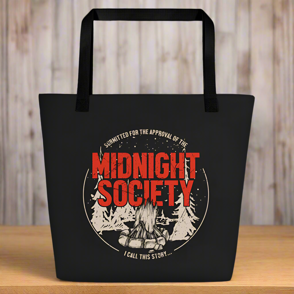 Midnight Society | Large Tote Bag Tote Bags Syntax & Alchemy Black  