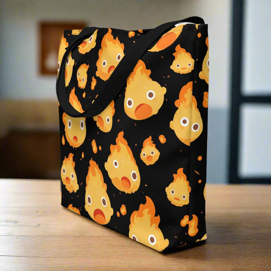 Calcifer | Large Tote Bag