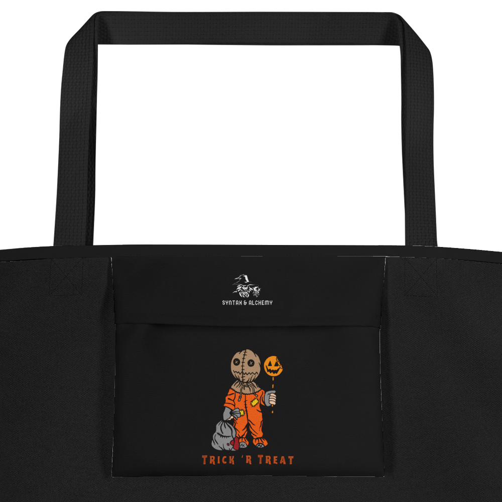 Samhain Trick 'R Treat | Large Tote Bag Tote Bags Syntax & Alchemy   