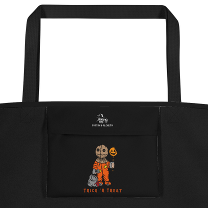 Samhain Trick 'R Treat | Large Tote Bag Tote Bags Syntax & Alchemy   