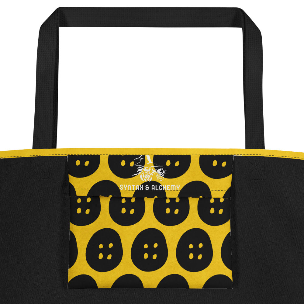 Coraline Double-Sided Eyes | Large Tote Bag Tote Bags Syntax & Alchemy   