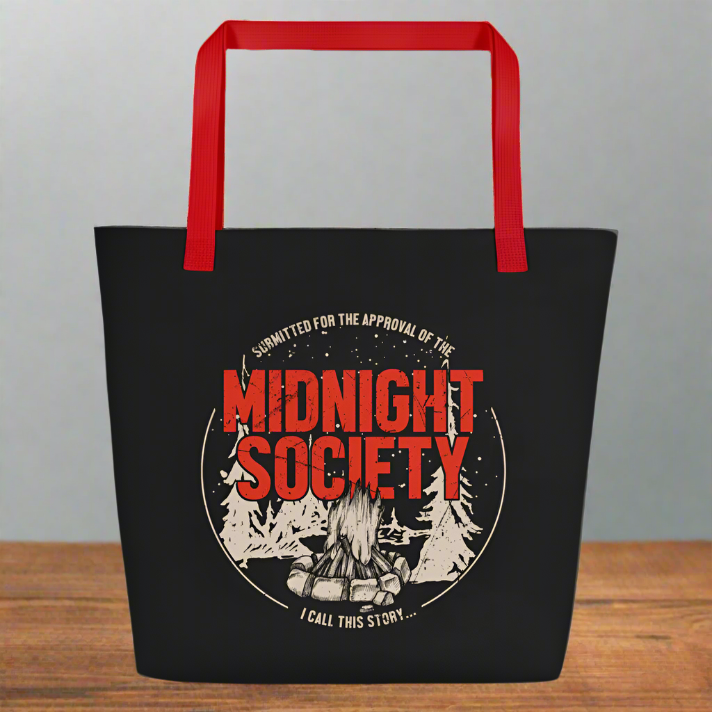 Midnight Society | Large Tote Bag Tote Bags Syntax & Alchemy Red  