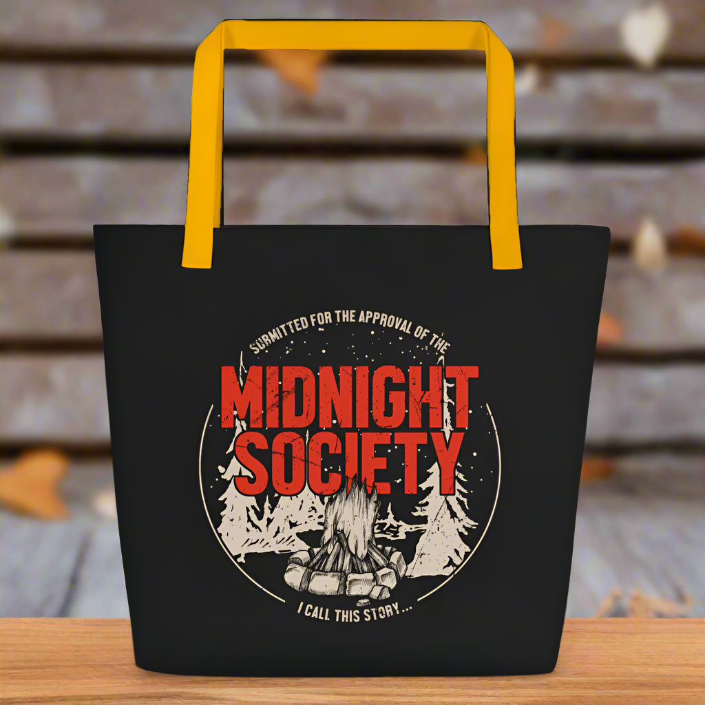 Midnight Society | Large Tote Bag Tote Bags Syntax & Alchemy Yellow  