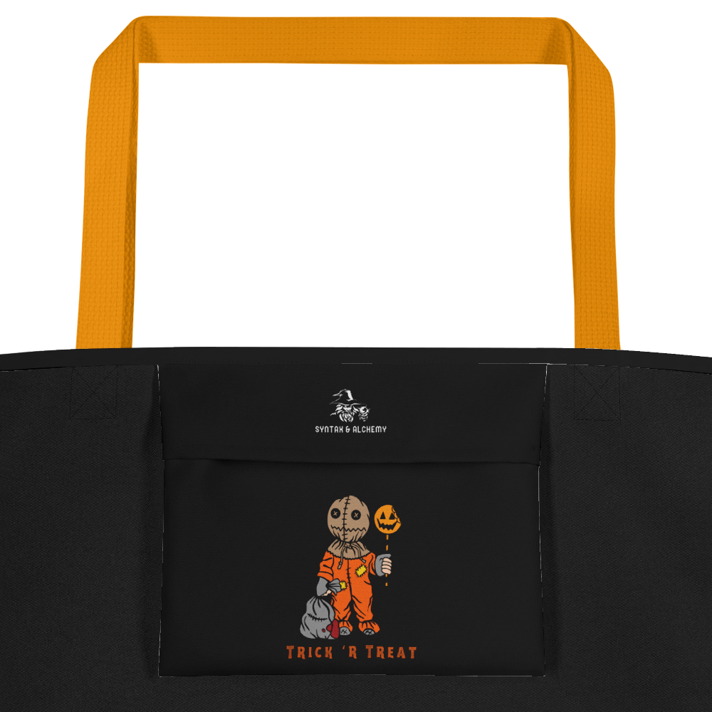 Samhain Trick 'R Treat | Large Tote Bag Tote Bags Syntax & Alchemy   