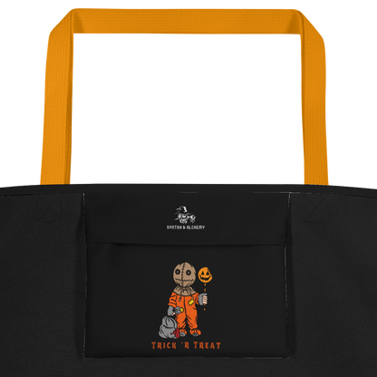 Samhain Trick 'R Treat | Large Tote Bag Tote Bags Syntax & Alchemy   