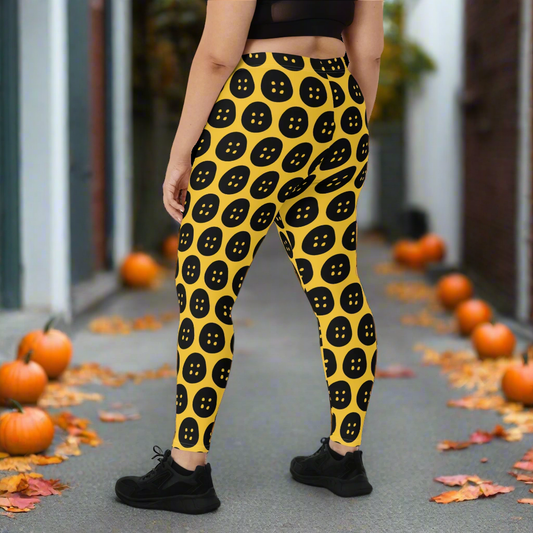 Coraline Buttons | Soft-Stretch Leggings Leggings Syntax & Alchemy   