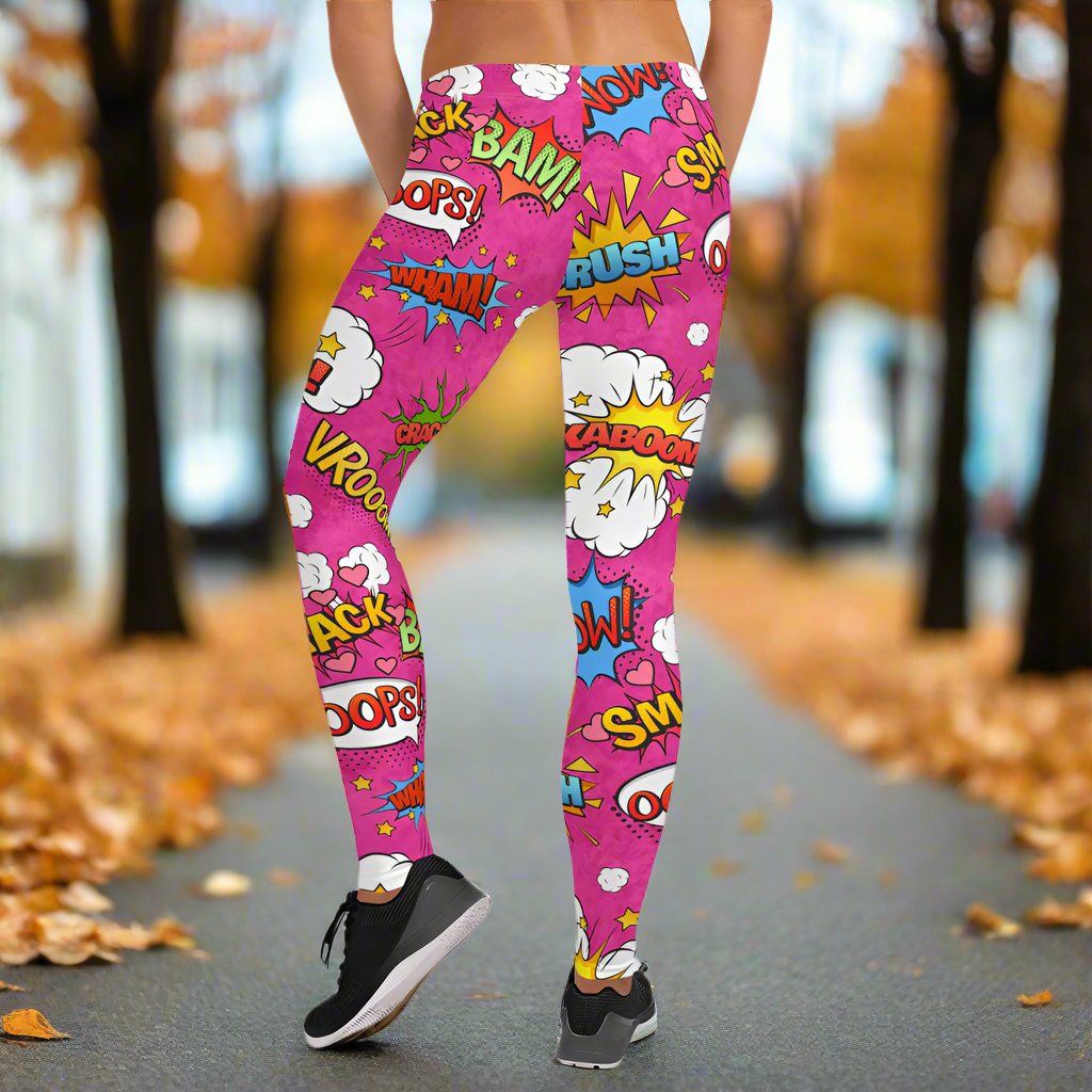 SUPER WHAM! | Soft-Stretch Leggings Leggings Syntax & Alchemy