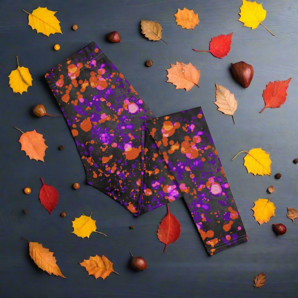 Galactic Halloween | Soft-Stretch Leggings Leggings Syntax & Alchemy   