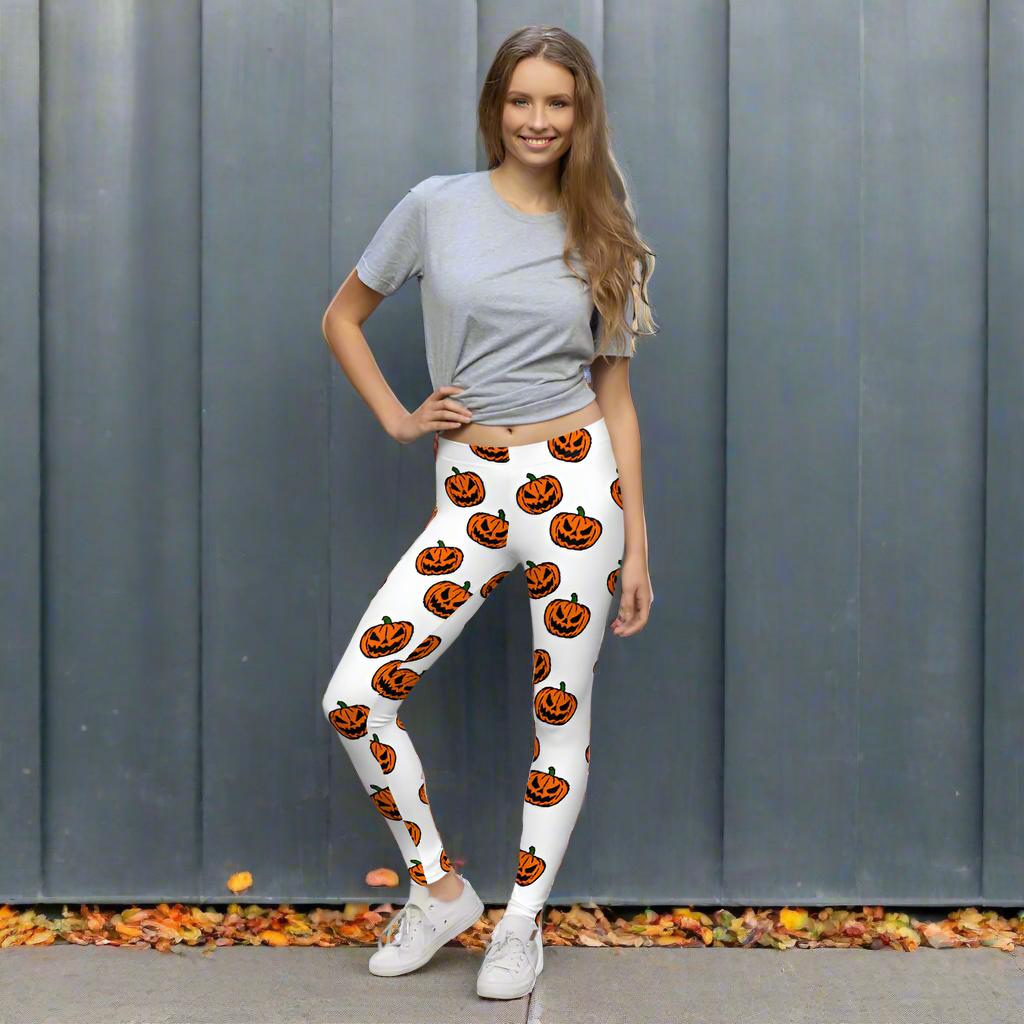 Double Pumpkin | Soft-Stretch Leggings Leggings Syntax & Alchemy   