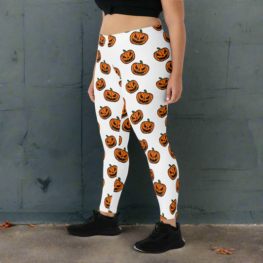 Double Pumpkin | Soft-Stretch Leggings Leggings Syntax & Alchemy   