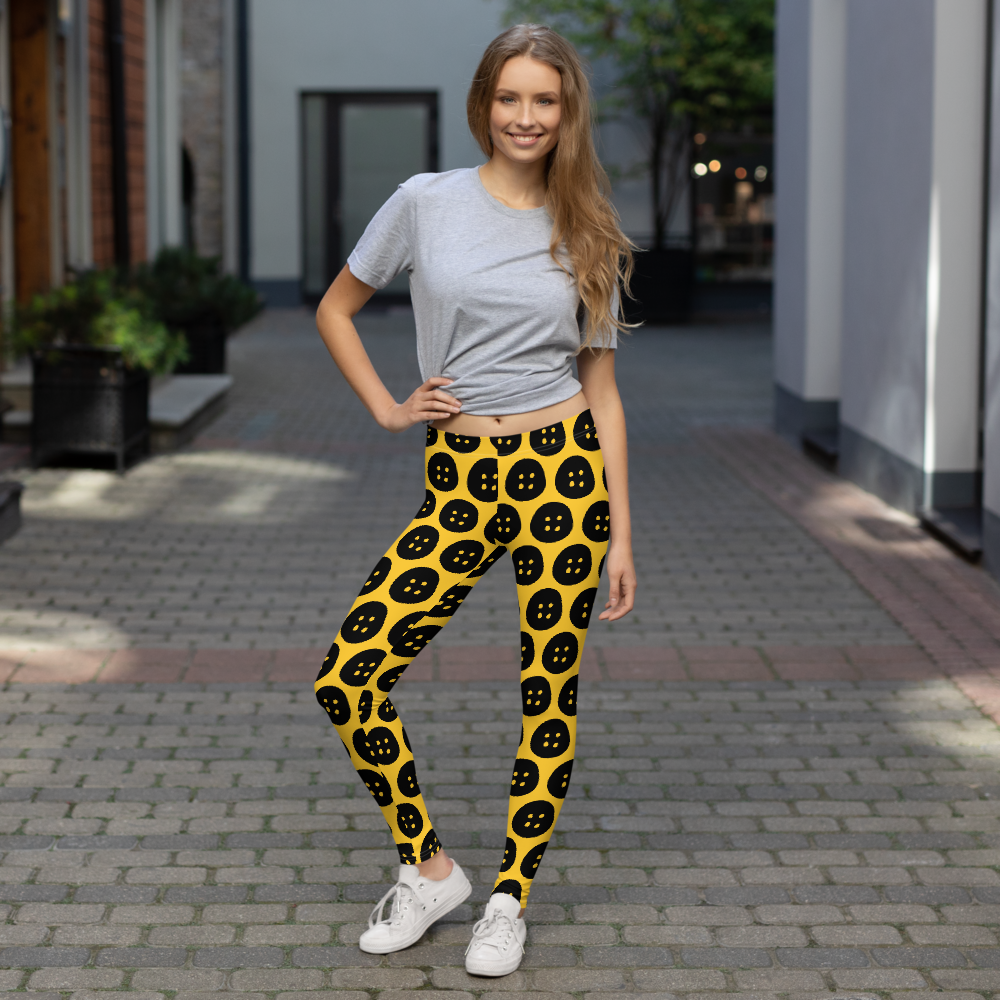 Coraline Buttons | Soft-Stretch Leggings Leggings Syntax & Alchemy   