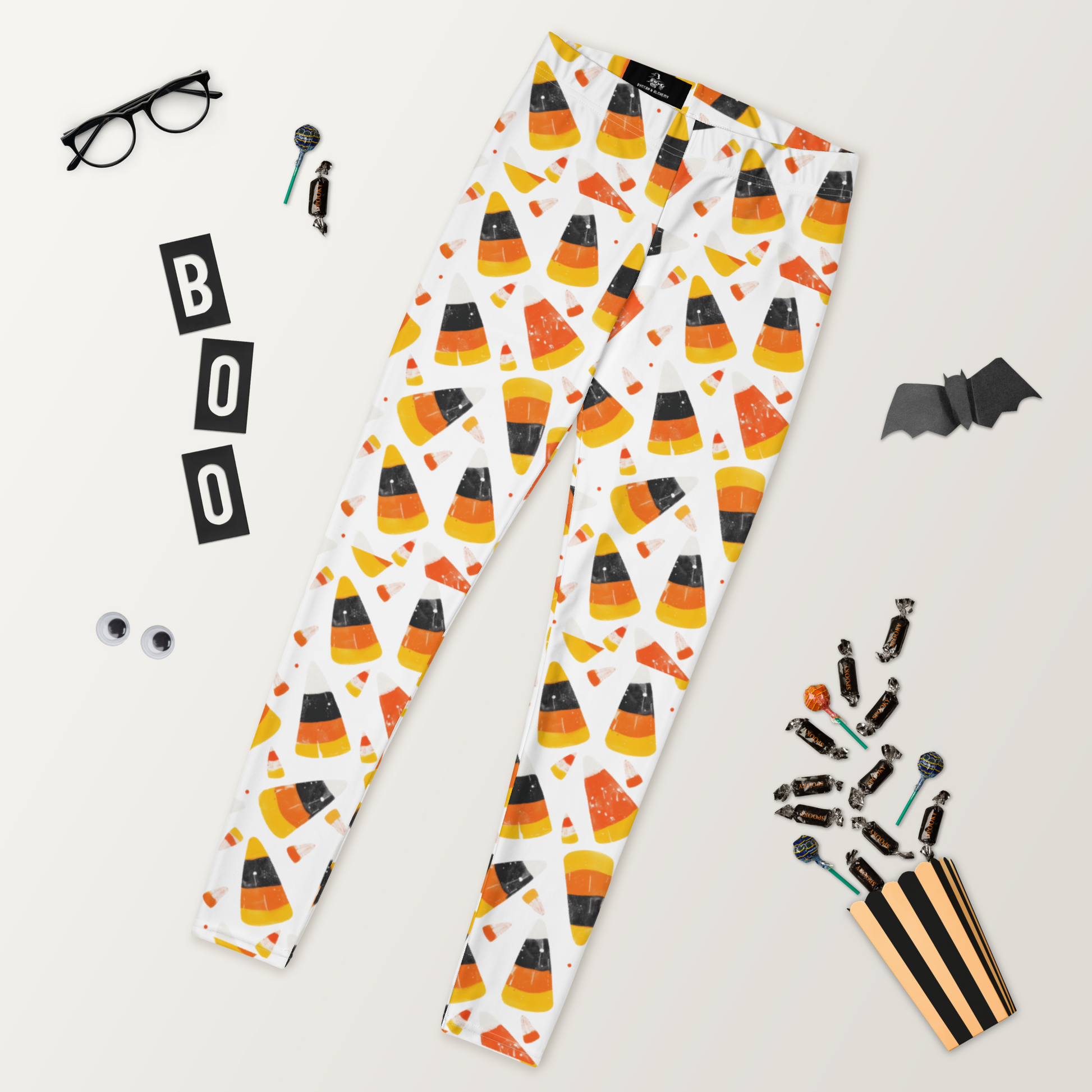 Candy Corn | Soft-Stretch Leggings Leggings Syntax & Alchemy XS  