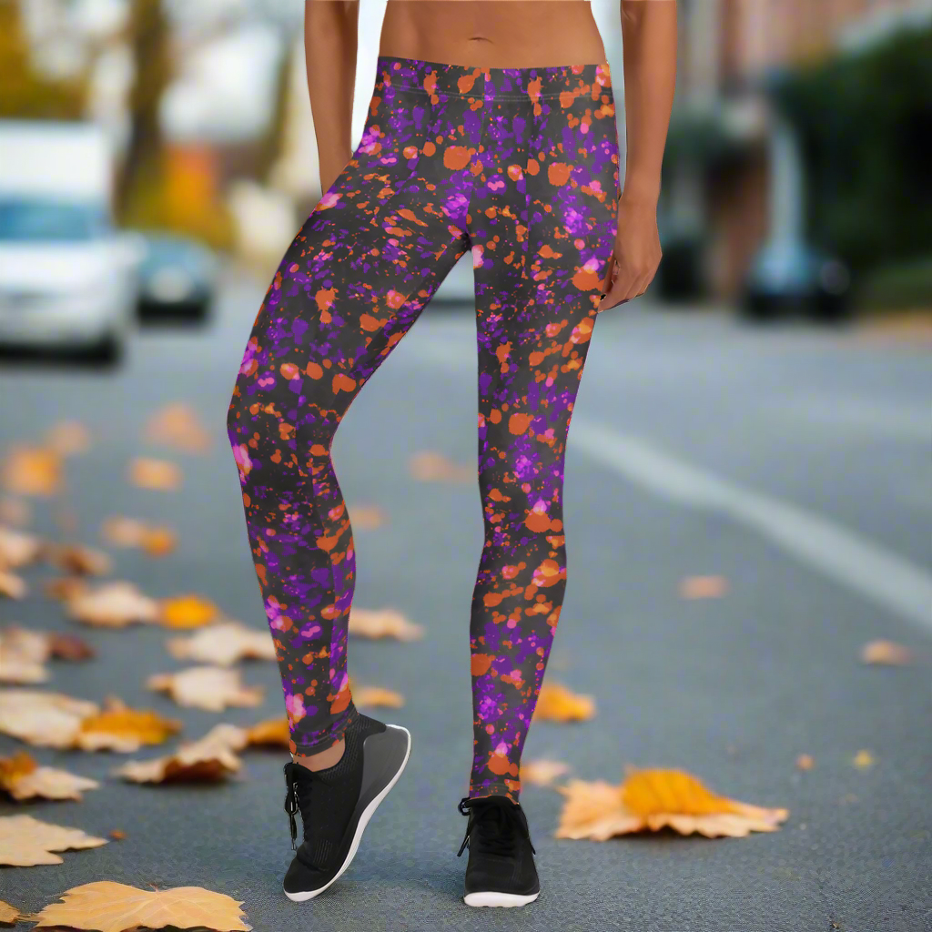 Galactic Halloween | Soft-Stretch Leggings Leggings Syntax & Alchemy   