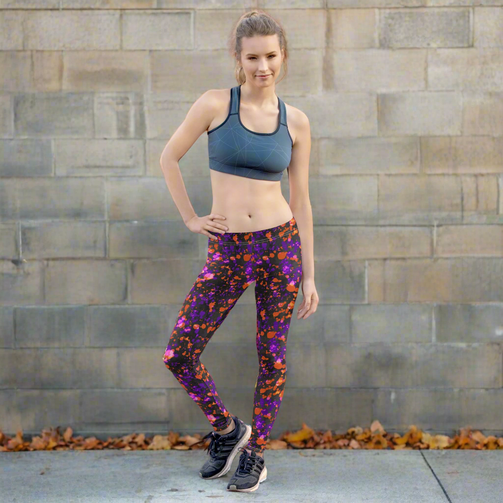 Galactic Halloween | Soft-Stretch Leggings Leggings Syntax & Alchemy   