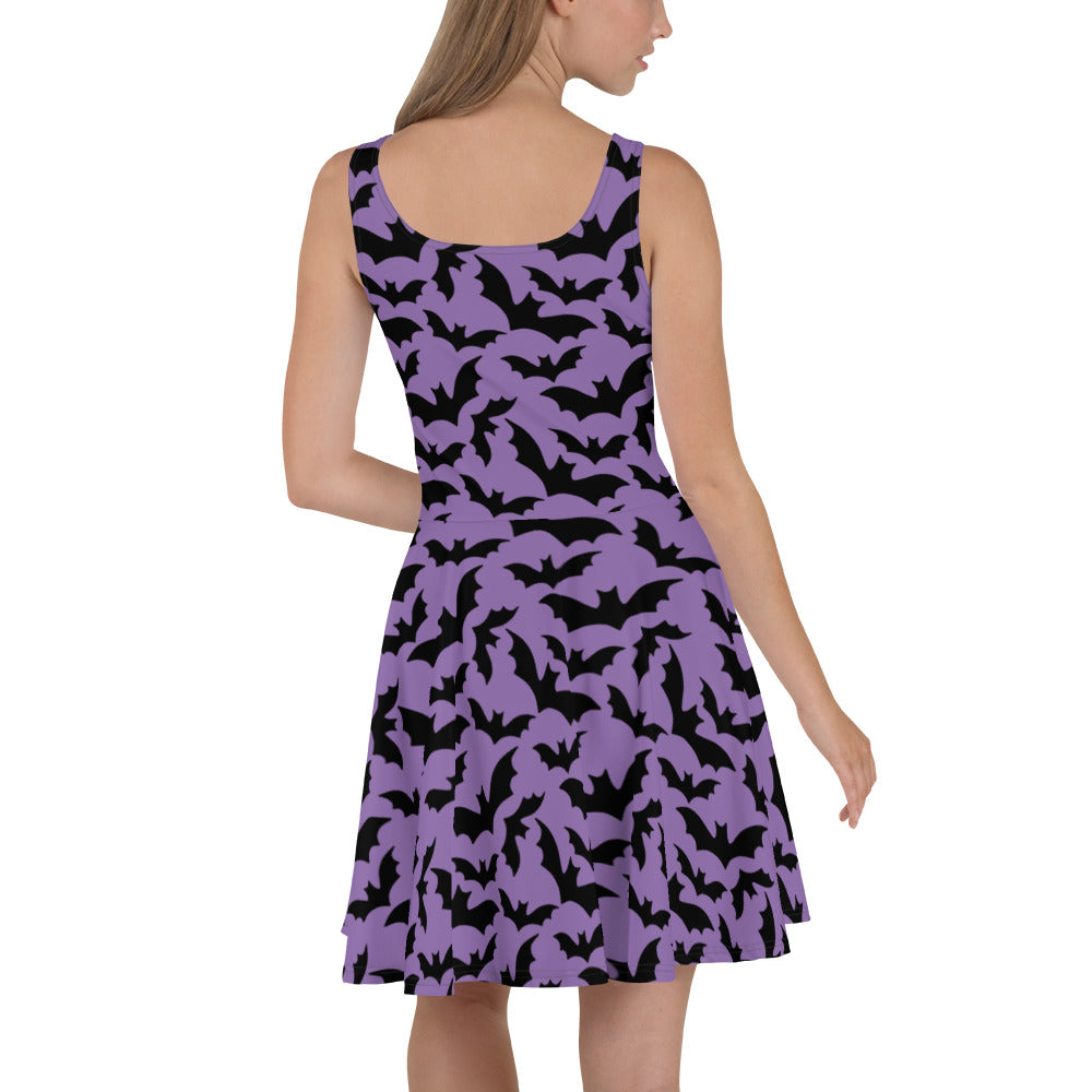 Echo Location | Spandex-Blend Skater Dress Skater Dress Syntax & Alchemy   