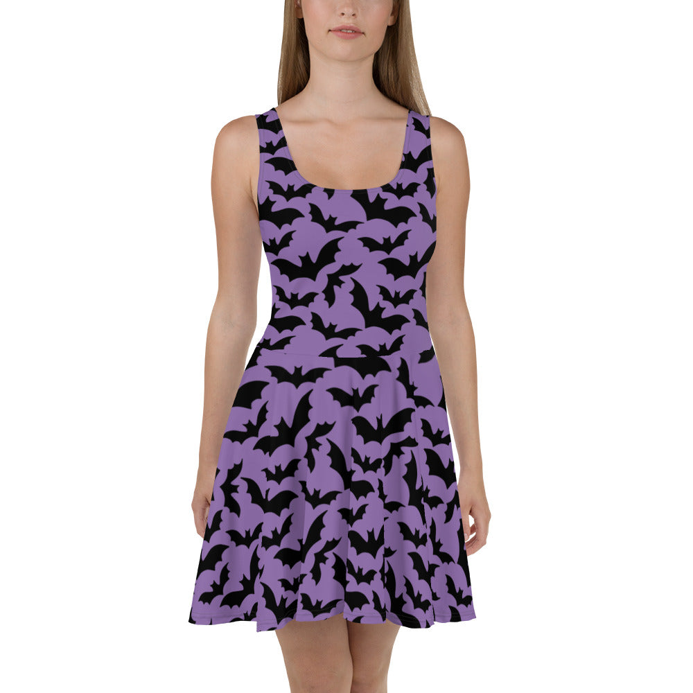 Echo Location | Spandex-Blend Skater Dress Skater Dress Syntax & Alchemy   