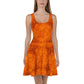 Orange Crush | Spandex-Blend Skater Dress Skater Dress Syntax & Alchemy   