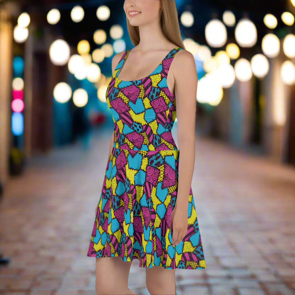 Sally | Spandex-Blend Skater Dress Skater Dress Syntax & Alchemy   