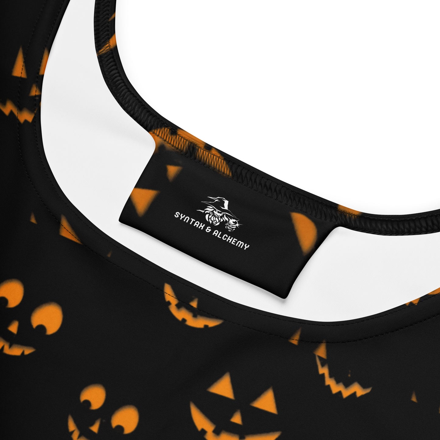 Halloween Smiles | Spandex-Blend Skater Dress Skater Dress Syntax & Alchemy   