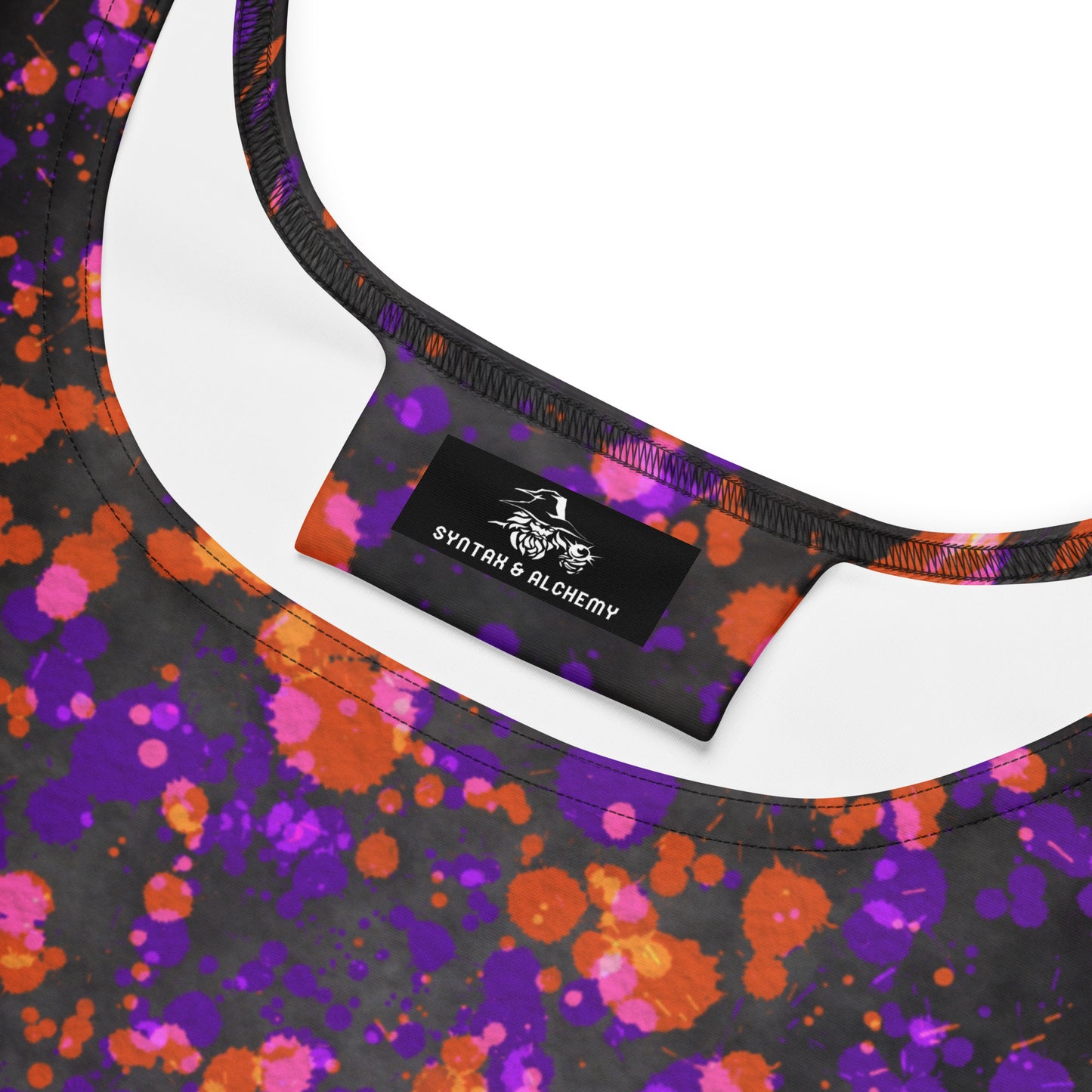 Galactic Halloween | Spandex-Blend Skater Dress Skater Dress Syntax & Alchemy   