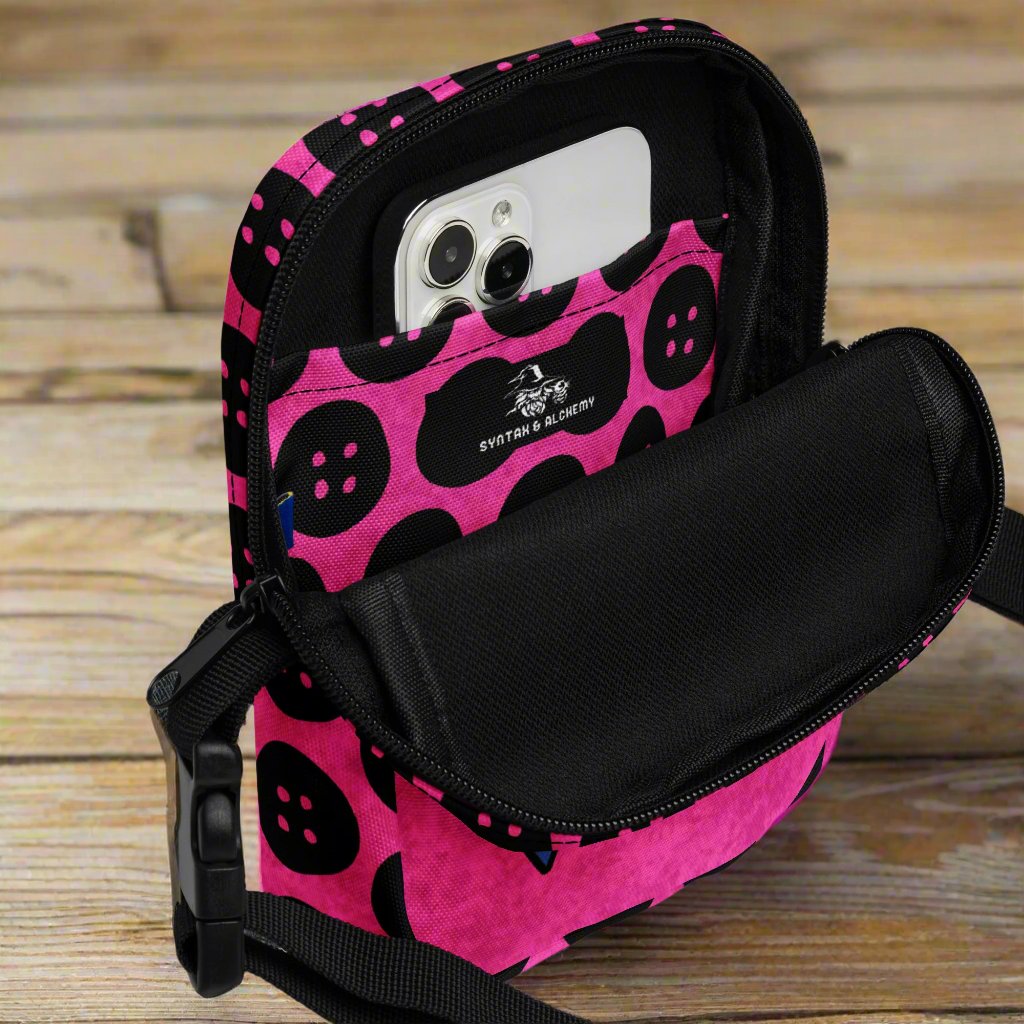 Coraline Button Eyes | Crossbody Bag | Neon Pink Variant Crossbody Bags Syntax & Alchemy