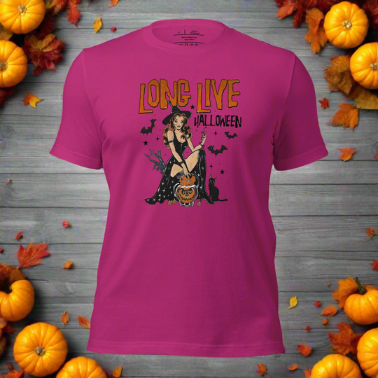 Long Live Halloween | Airlume Cotton T-Shirt - Syntax & Alchemy
