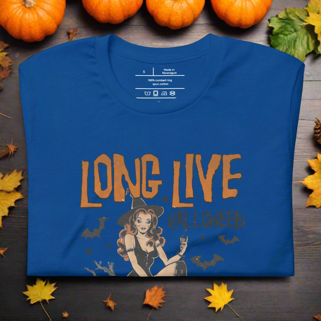 Long Live Halloween | Airlume Cotton T-Shirt - Syntax & Alchemy