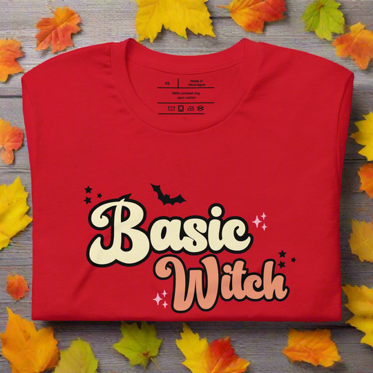 Basic Witch | Airlume Cotton T-Shirt - Syntax & Alchemy
