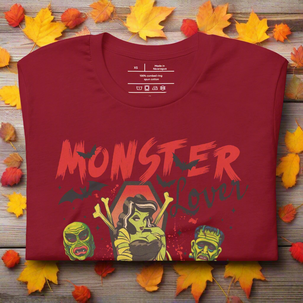 Monster Lover | Airlume Cotton T-Shirt - Syntax & Alchemy